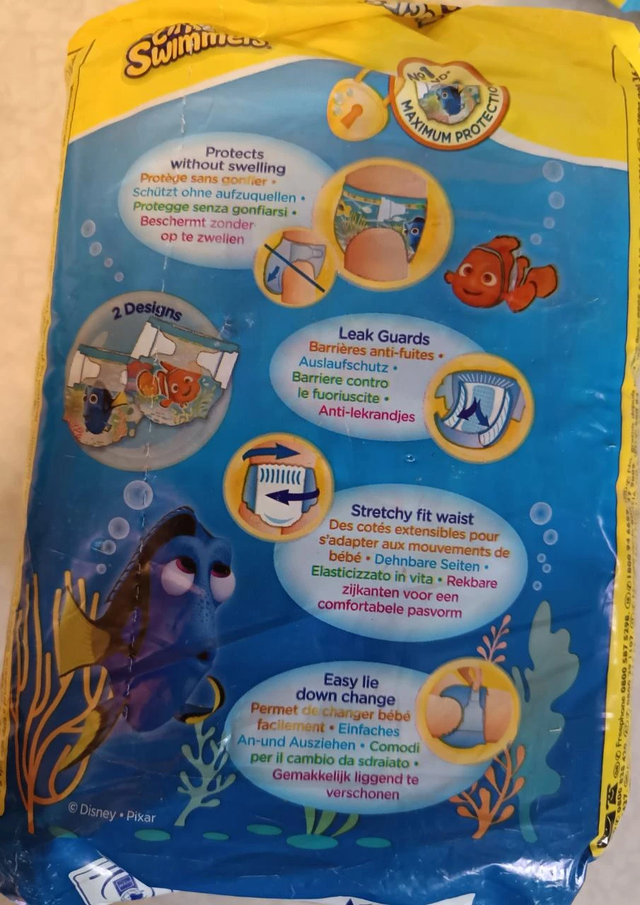 36 New Diapers (3 packs of 12 diapers) Huggies Little Swimmer 3kg to 8kg – photo 2